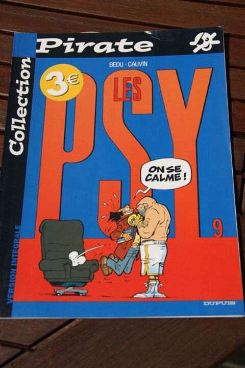 BD  les psys  n°9  on se calme  de Bédu et Cauvin 2 Nieuil-l'Espoir (86)