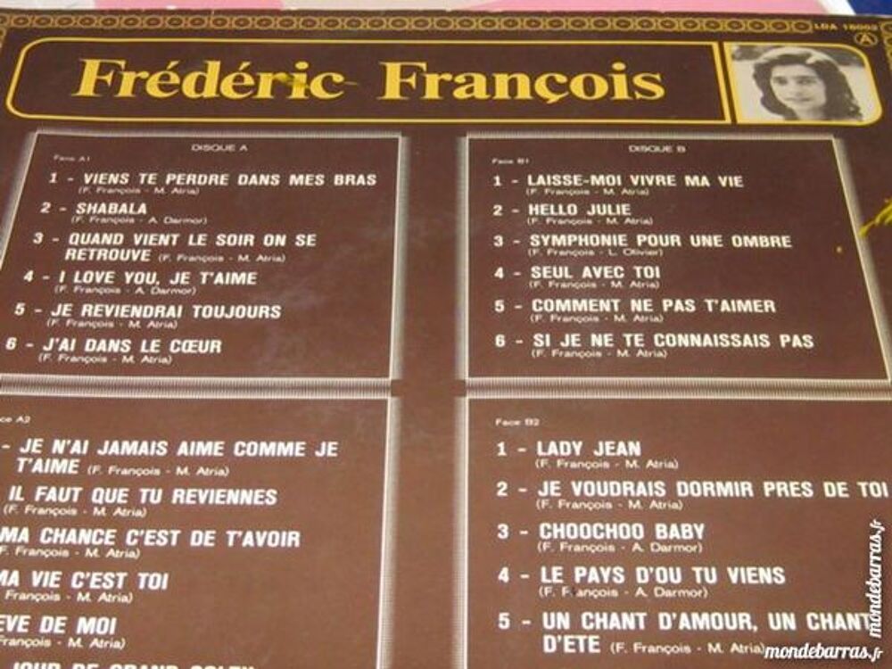 frederic fran&ccedil;ois CD et vinyles