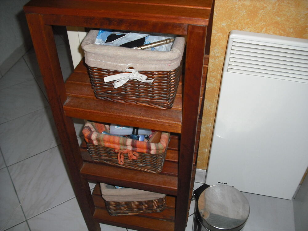 TABLETTE SALLE DE BAINS EN BOIS EXOTIQUE Meubles