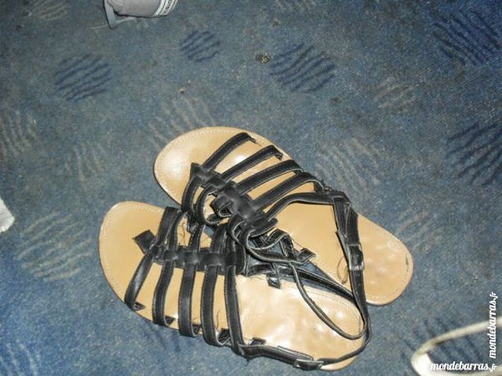 super sandales tropezienne cuir pointure 37 bon et Chaussures