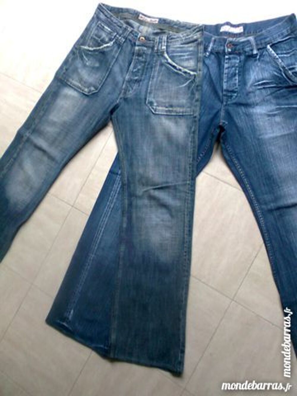 2 jeans - &laquo;pepe jeans london&raquo; - 42 - zoe Vêtements