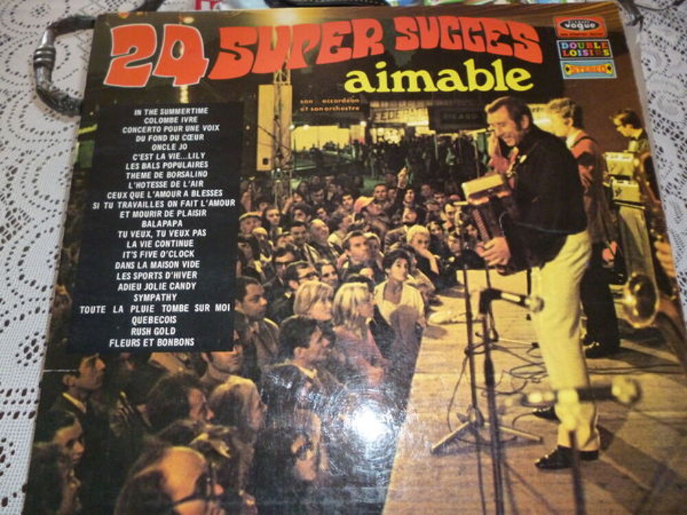 DOUBLE ALBUM D AIMABLE ET SON ACCORDEON CD et vinyles
