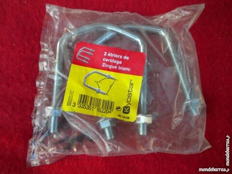 KIT de  2 ETRIERS DE CERCLAGE pour ANTENNE TV 3 Dammarie-les-Lys (77)