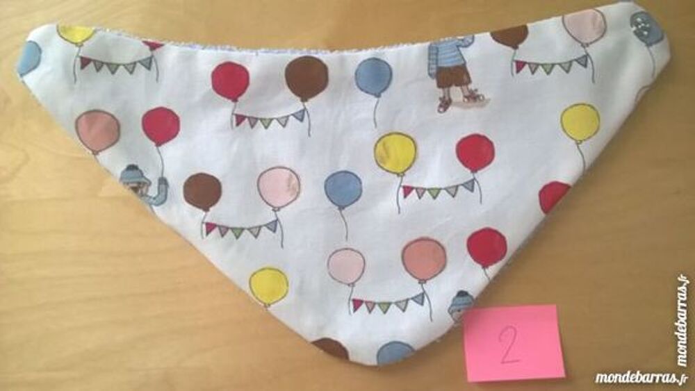 bavoir bandanas r&eacute;versible pour b&eacute;b&eacute; Puériculture