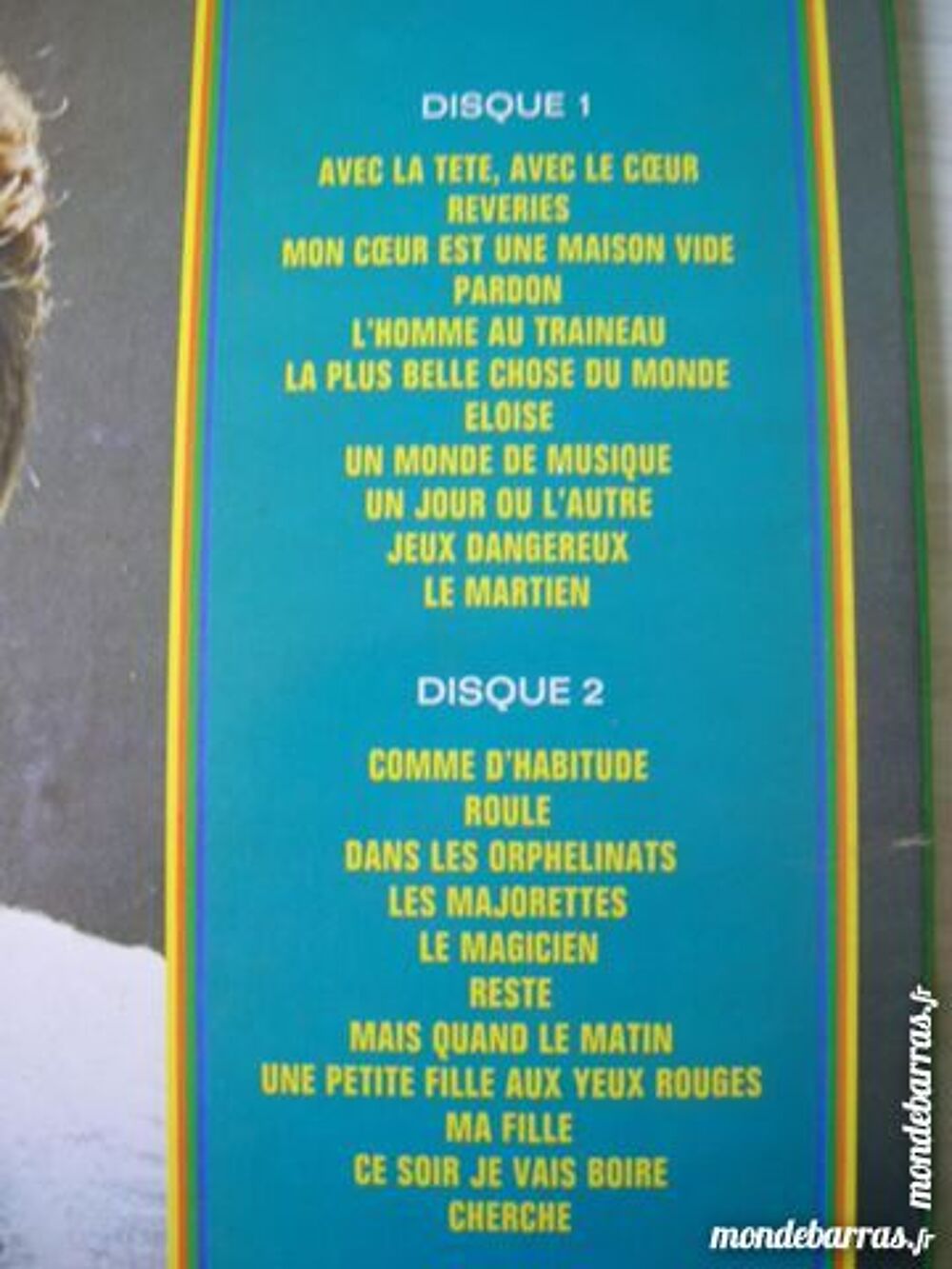 DOUBLE 33 TOURS CLAUDE FRANCOIS Grands Succ&egrave;s CD et vinyles