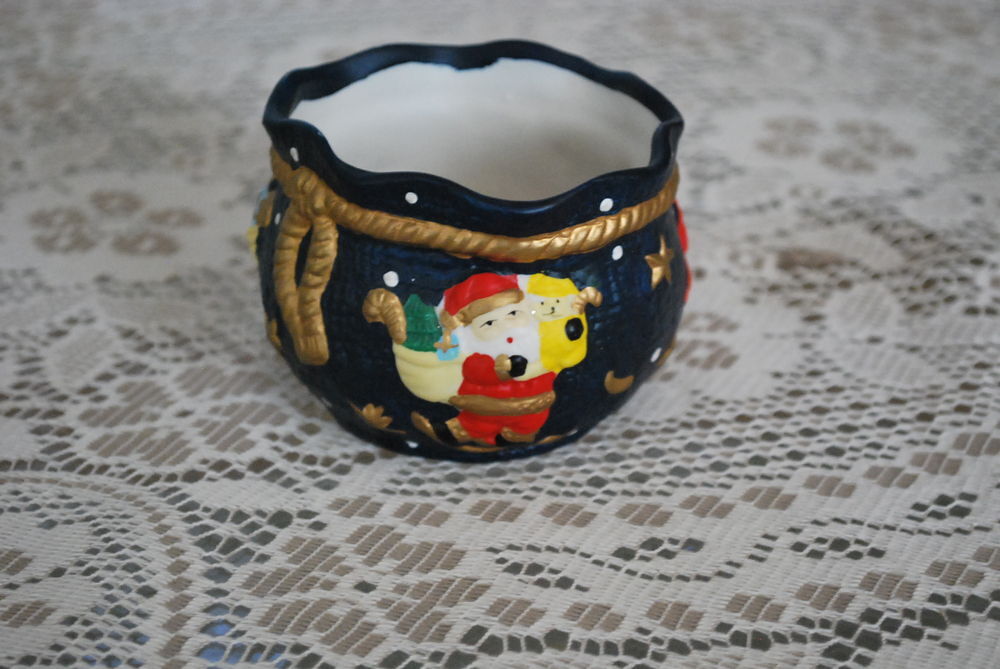 petit cache pot de noel Décoration