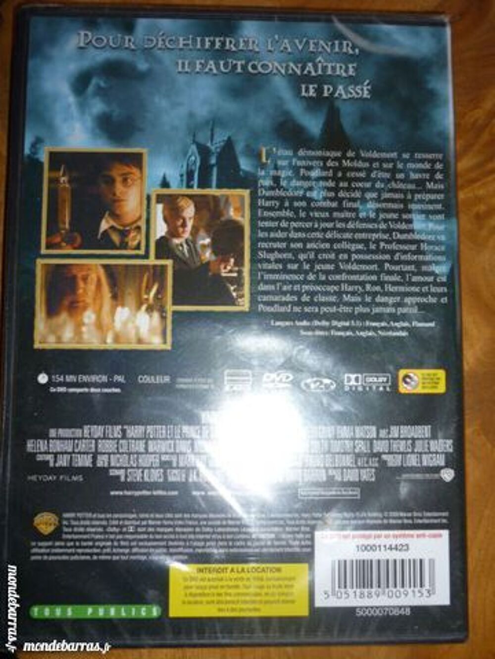 DVD HARRY&uml;POTTER et le Prince de sang m&ecirc;l&eacute; DVD et blu-ray