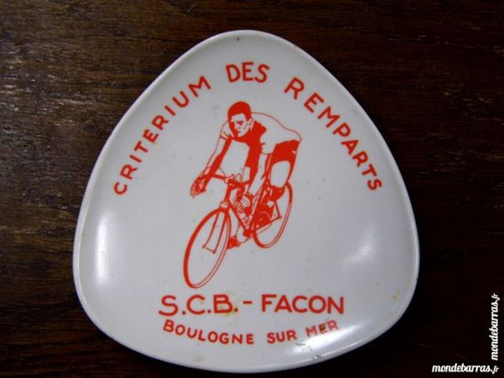 Cendrier publicitaire velo cyclisme SCB boulogne Bourse des collections