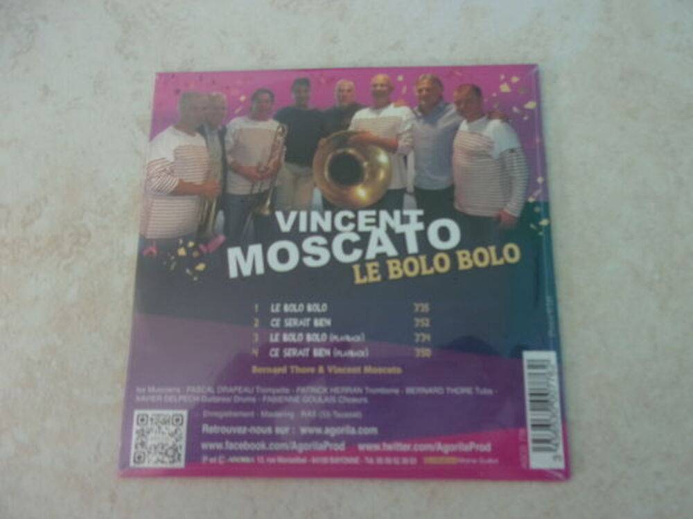 CD de Vincent Moscato (Neuf) CD et vinyles