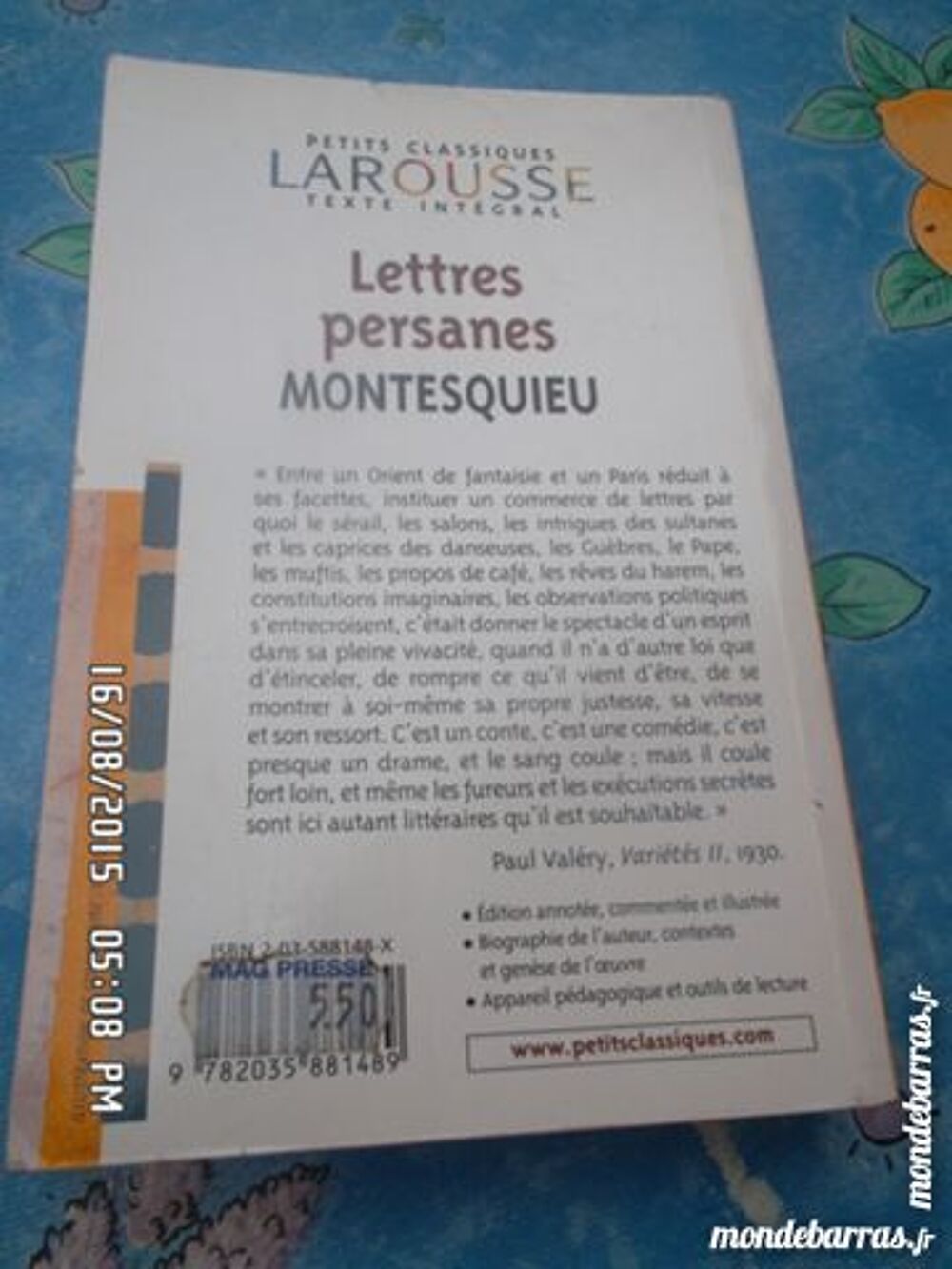 LETTRES PERSANNES Livres et BD