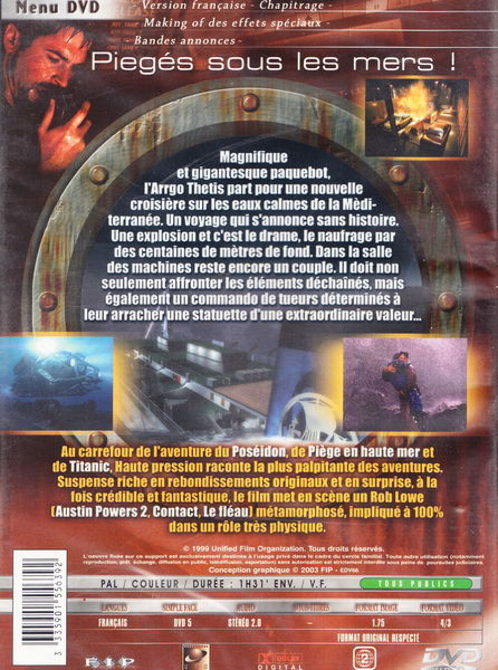 DVD Haute pression NEUF sous blister
DVD et blu-ray