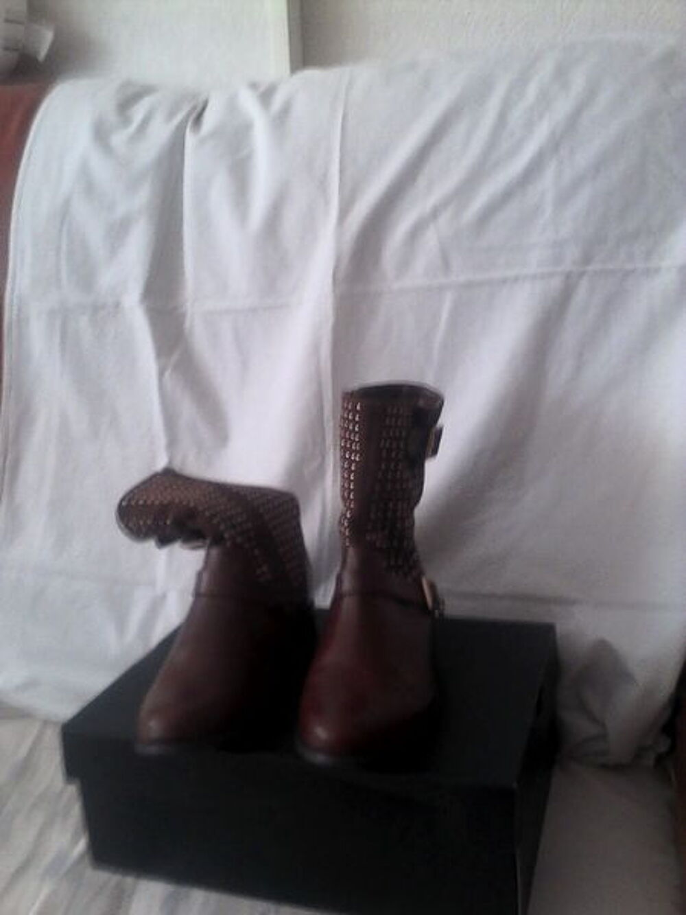 BOTTINES MARRONS THE DIVINE FACTORY Chaussures
