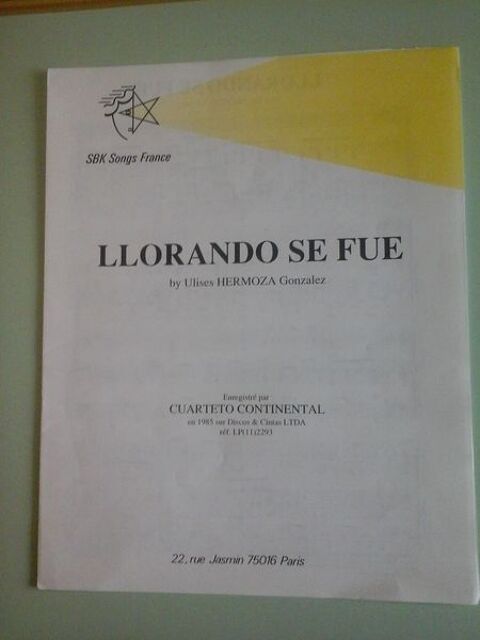 PARTITION LA LAMBADA 5 Albi (81)