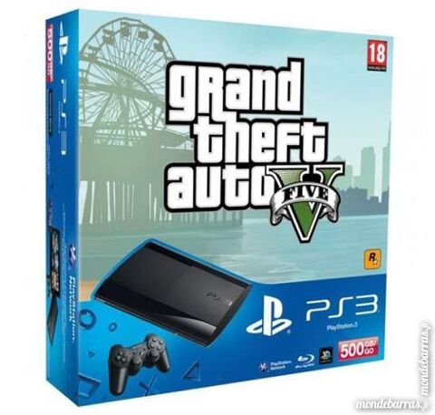 PS3 500 Go Noire + Grand Theft Auto V 499 Nalliers (85)