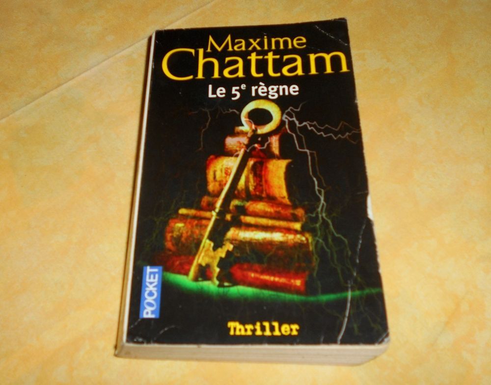 Maxime Chattam le 5e r&egrave;gne (thriller) Livres et BD