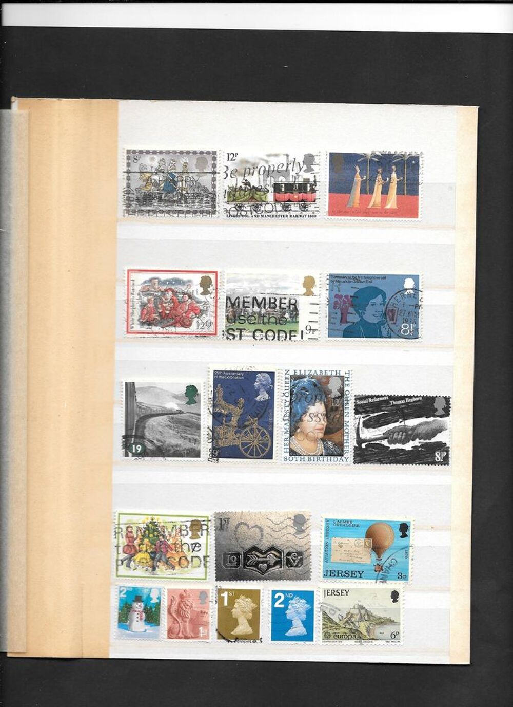 LOT M- Timbres en m&eacute;lange 