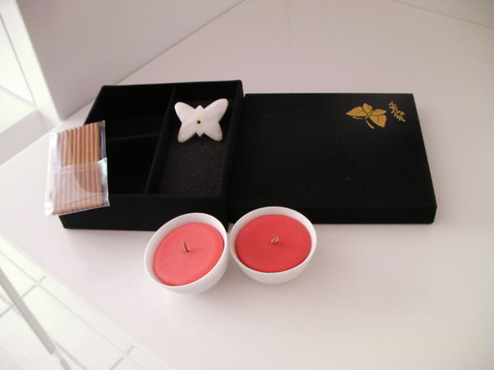 COFFRET BOUGIES avec encens Décoration