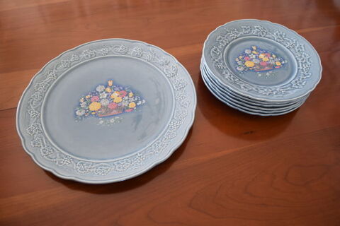 service  fruits en porcelaine de Gien 30 Nevers (58)