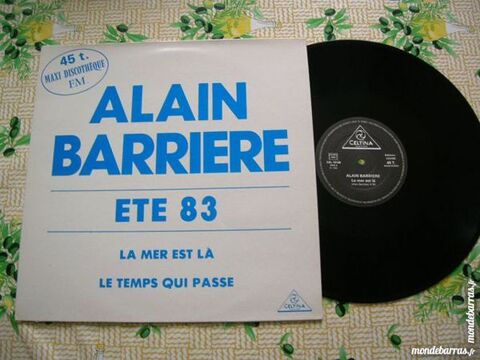Vinyle 33 tours-Alain Barrière-La mer est là