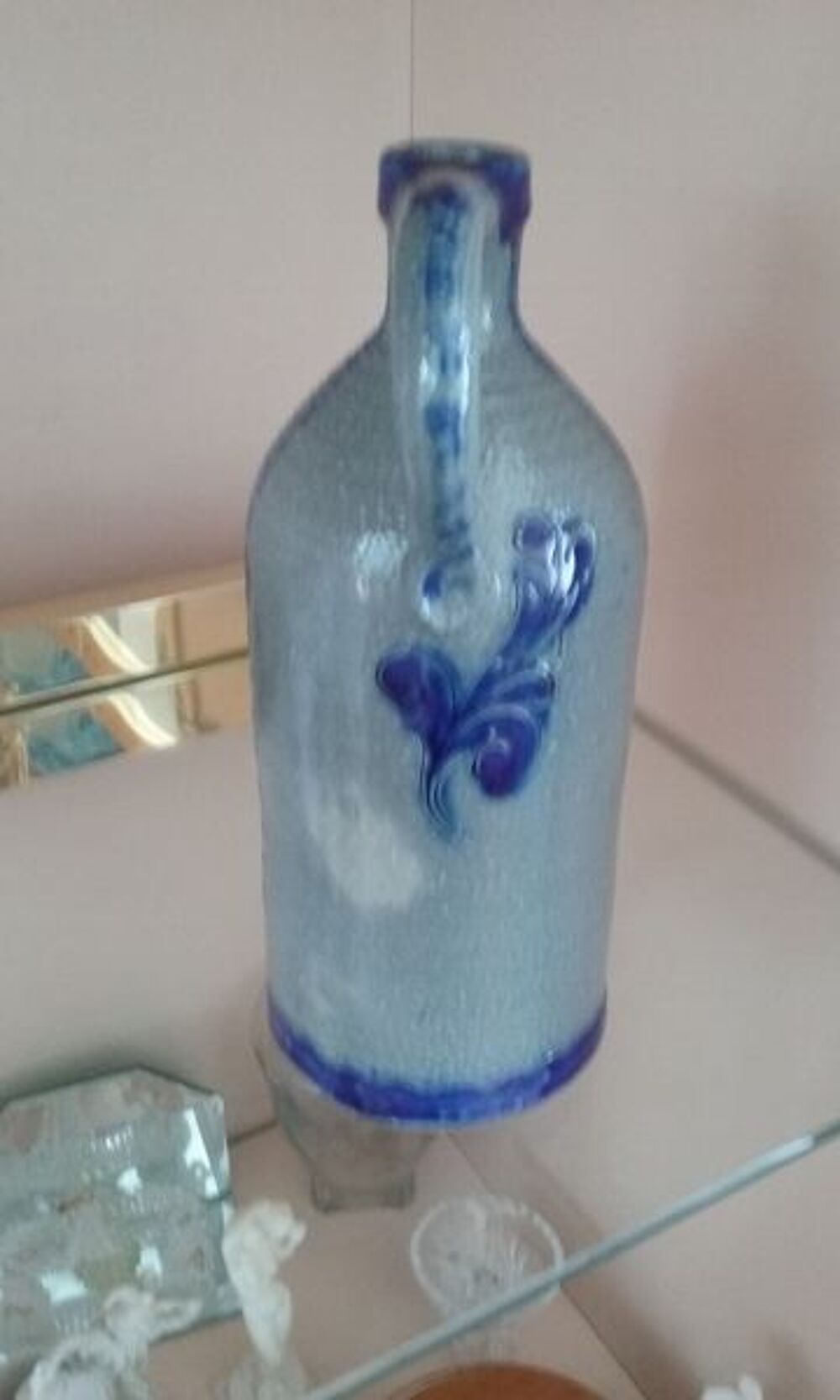 Joli flacon bleu Décoration