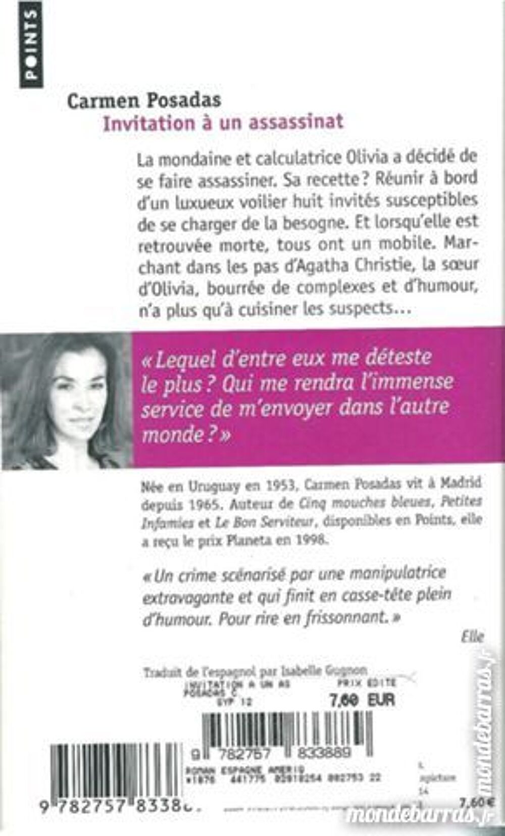 Invitation &agrave; un assassinat Livres et BD