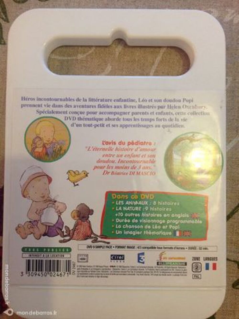 L&eacute;o et Popi les animaux et la nature tr&egrave;s bon &eacute;tat DVD et blu-ray