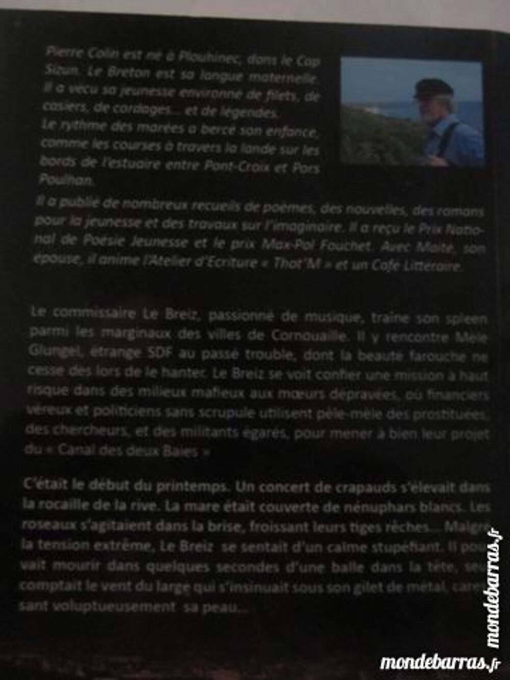 CAP NOIR - LE CANAL DES DEUX BAIES policier Livres et BD