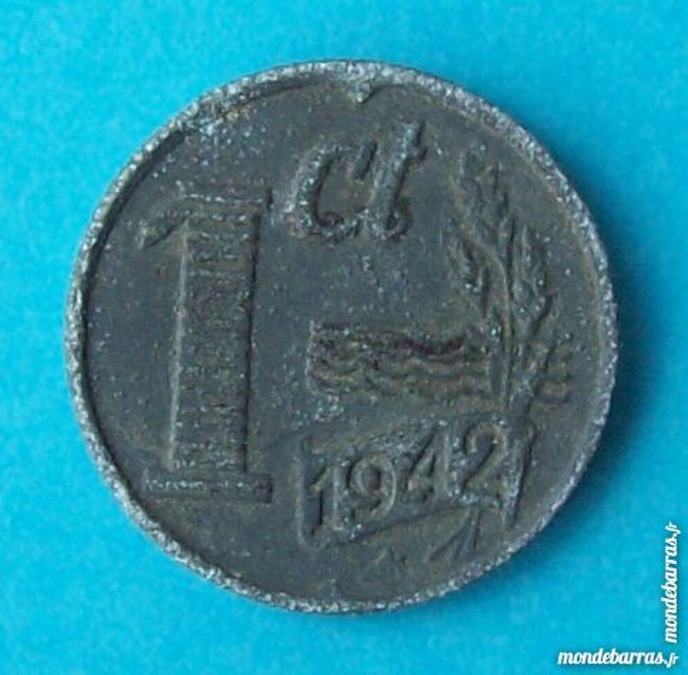 PI&Egrave;CE DE MONNAIE 1 CENT 1942 PAYS-BAS HOLLANDE NE 