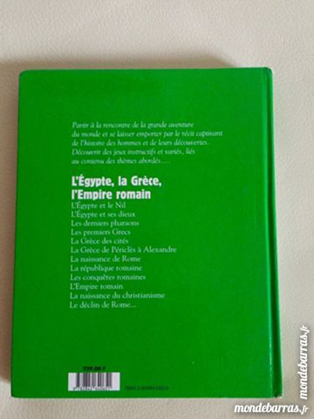 L'EGYPTE, LA GRECE , L'EMPIRE ROMAIN Livres et BD