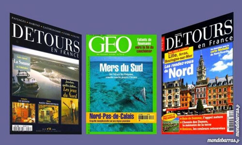 NORD - g&eacute;o - PAS DE CALAIS Livres et BD
