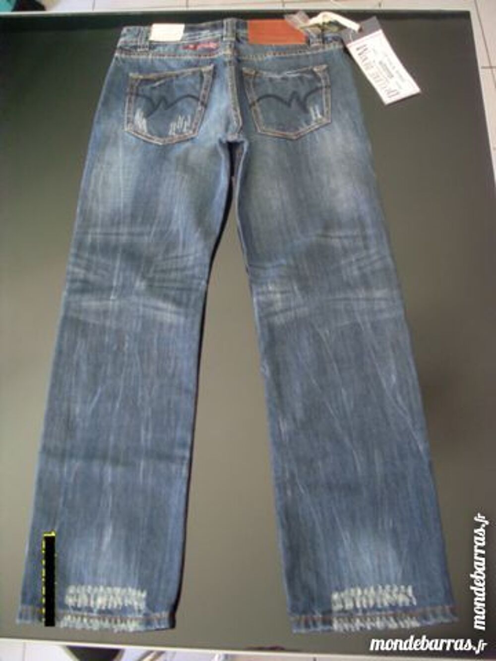 Pantalon jean gar&ccedil;on DEELUXE 12 ans NEUF Vêtements enfants
