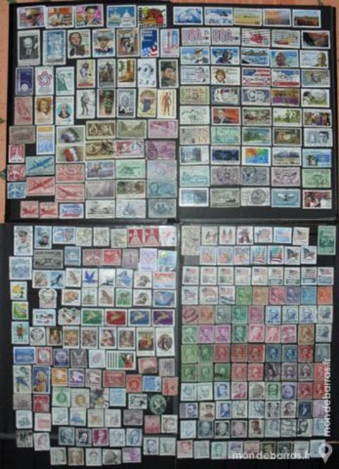 316 timbres oblitérés USA 30 Montreuil (93)