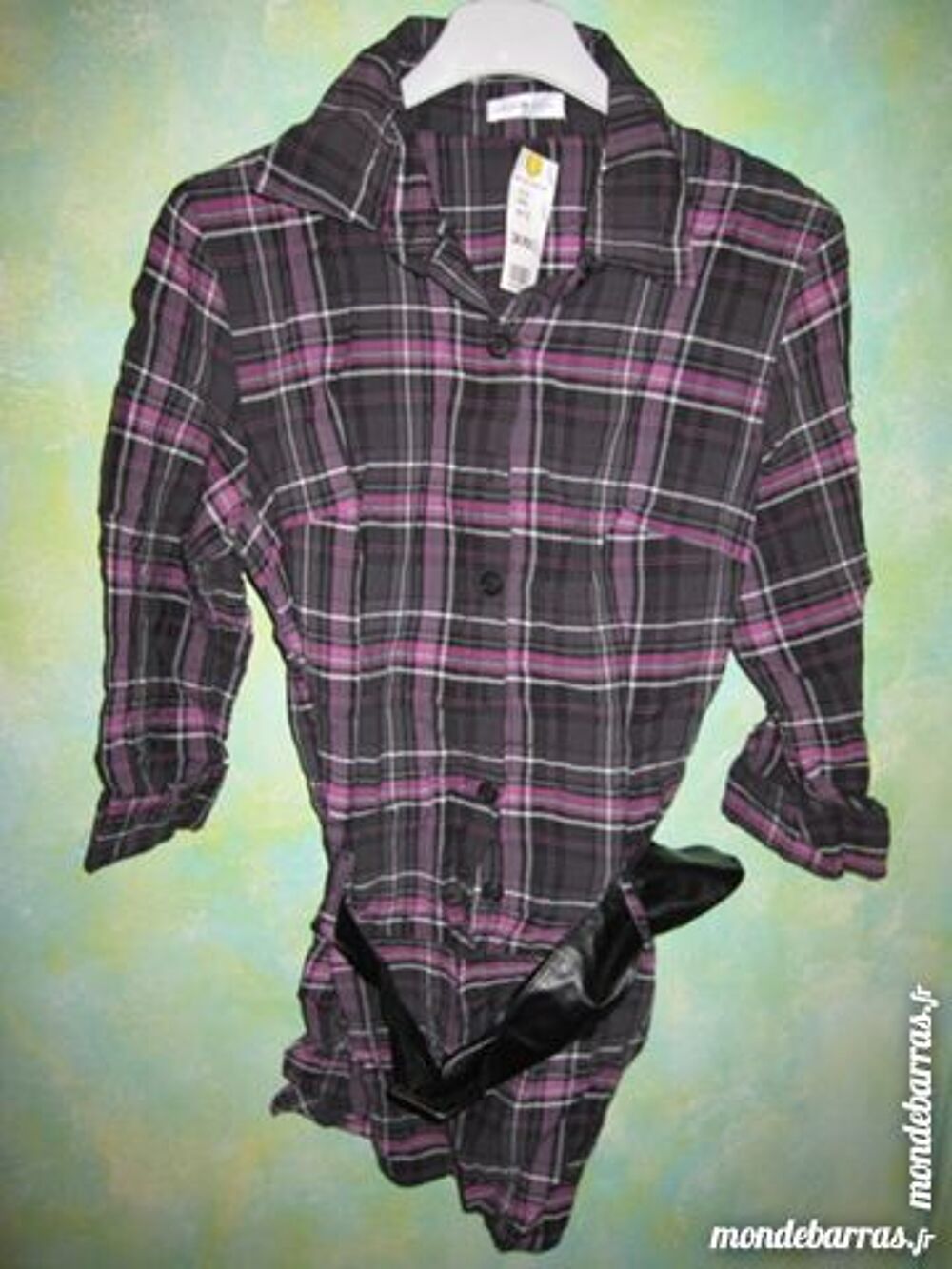 Tunique Cache-Cache TAILLE 2 Violet FEMME V�tements