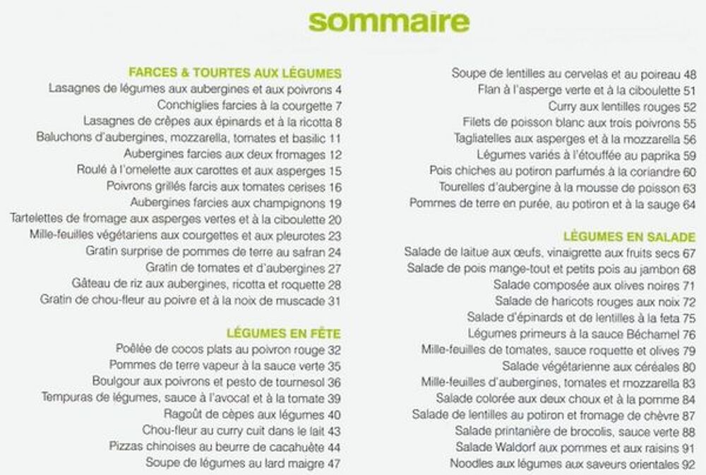 CUISINE - l&eacute;gumes fra&icirc;cheur / prixportcompris Livres et BD