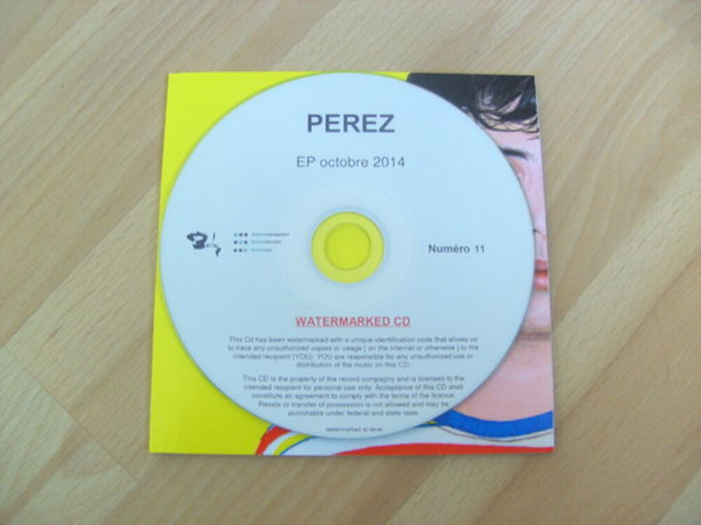 EP PEREZ num&eacute;rot&eacute; (Neuf) CD et vinyles