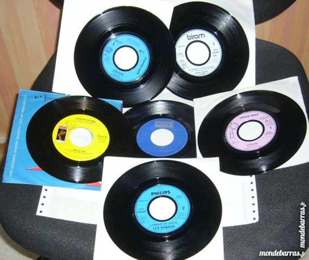 5 disques vynil 45T ann&eacute;e 1973 CD et vinyles