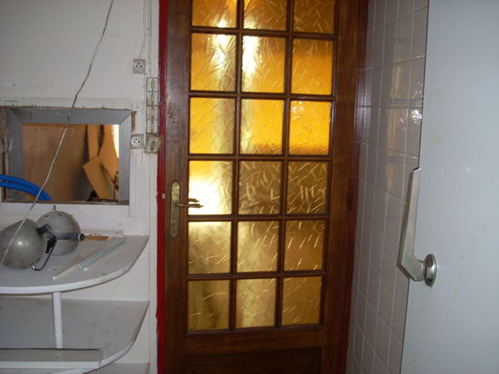 PORTE CHENE AVEC VITRES 50e DISPO Bricolage