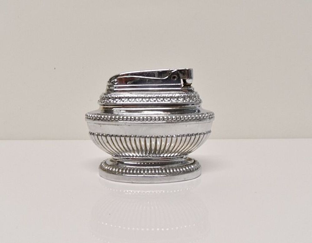 BRIQUET ESSENCE ANCIEN VINTAGE RETRO HELENA METAL ARGENTE o 