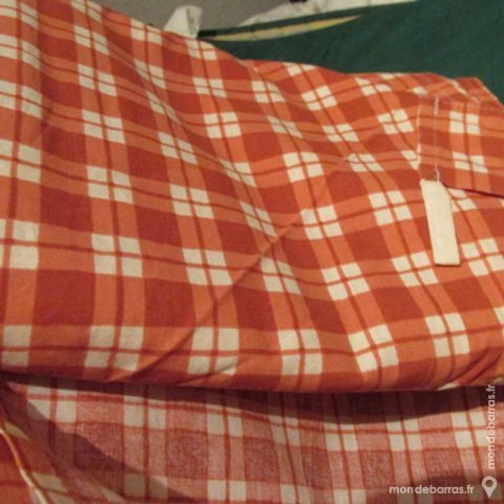 DRAP PLAT Coloris BEIGE &amp; Epis BLE 180 X 290 cm Cuisine