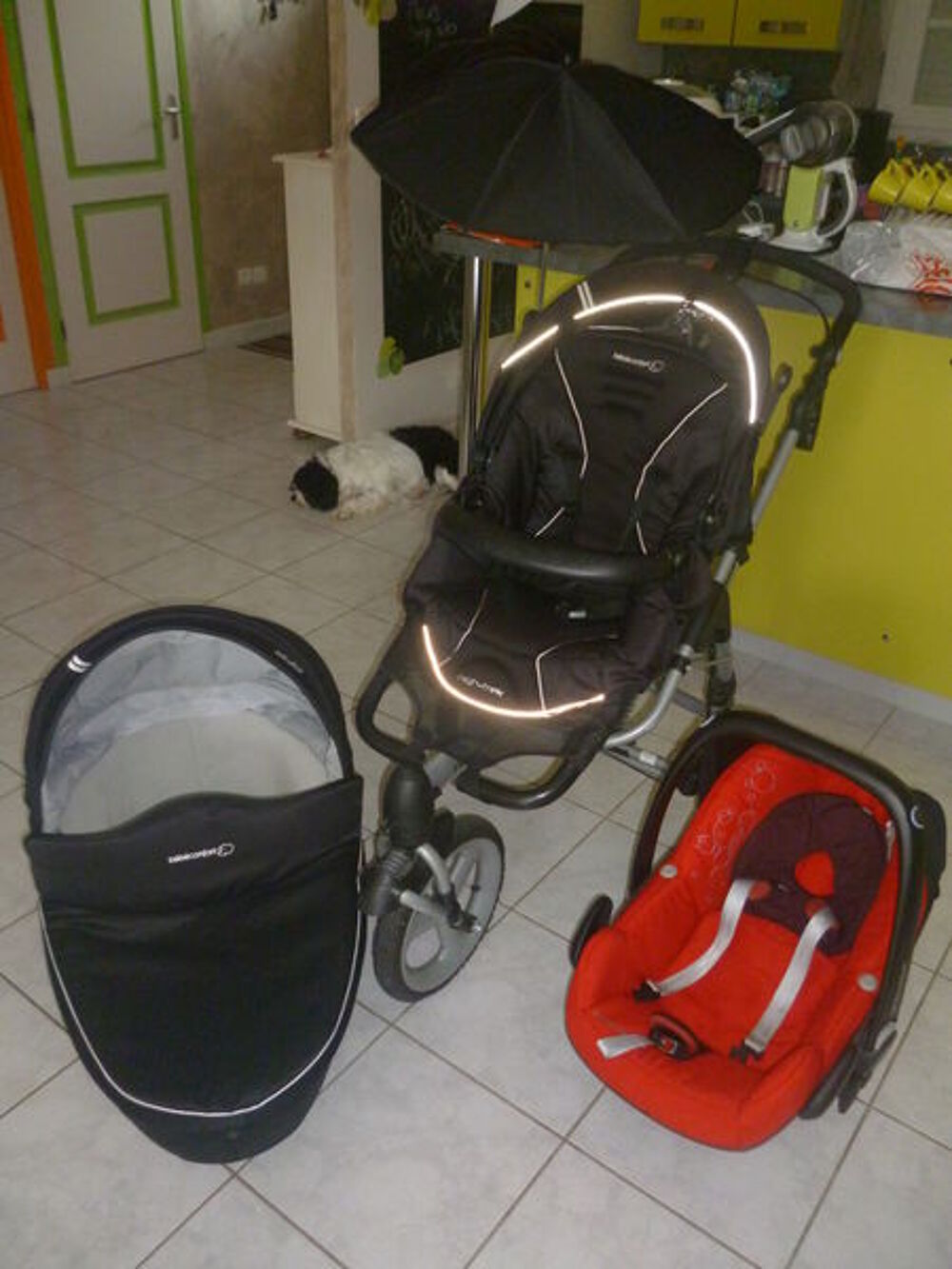 poussette higt trek trio de b&eacute;b&eacute; confort Puriculture