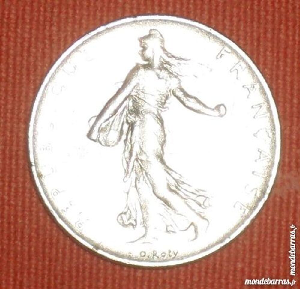 Pi&egrave;ce de 1 Franc de type Semeuse Ann&eacute;e 1960 