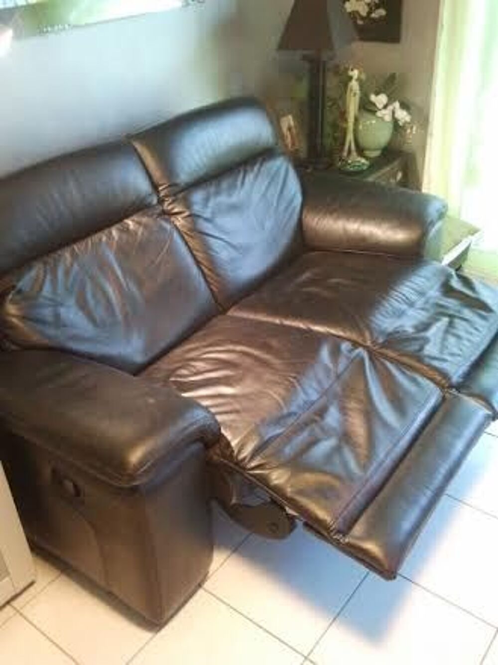 CANAPE 2 PL CUIR BUFFLE RELAX Meubles