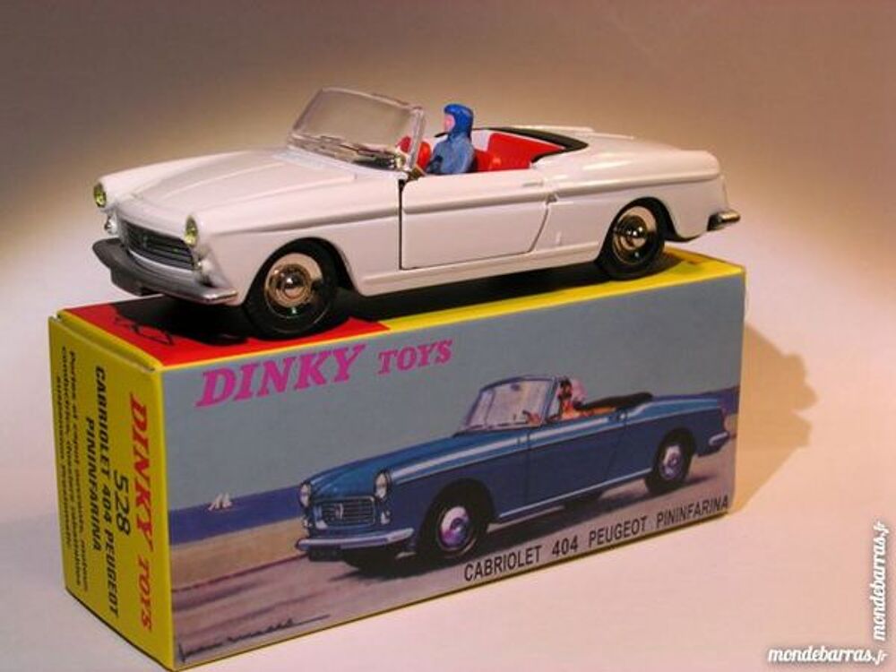 Peugeot 404 cabriolet DinkyToys 528 Atlas Neuf Box Jeux / jouets