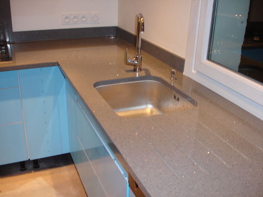 plan de travail granit ou compact quartz Décoration