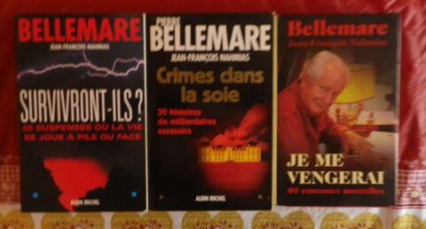 LOT DE 3 LIVRES DE PIERRE BELLEMARE 12 Attainville (95)