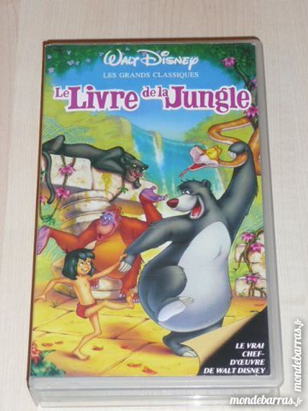 FILM VHS LE LIVRE DE LA JUNGLE WALT DISNEY DVD et blu-ray