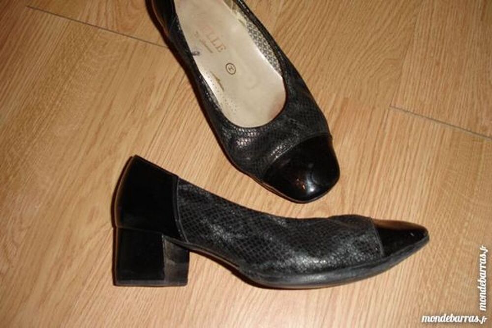 Chaussures cuir noir Chaussures