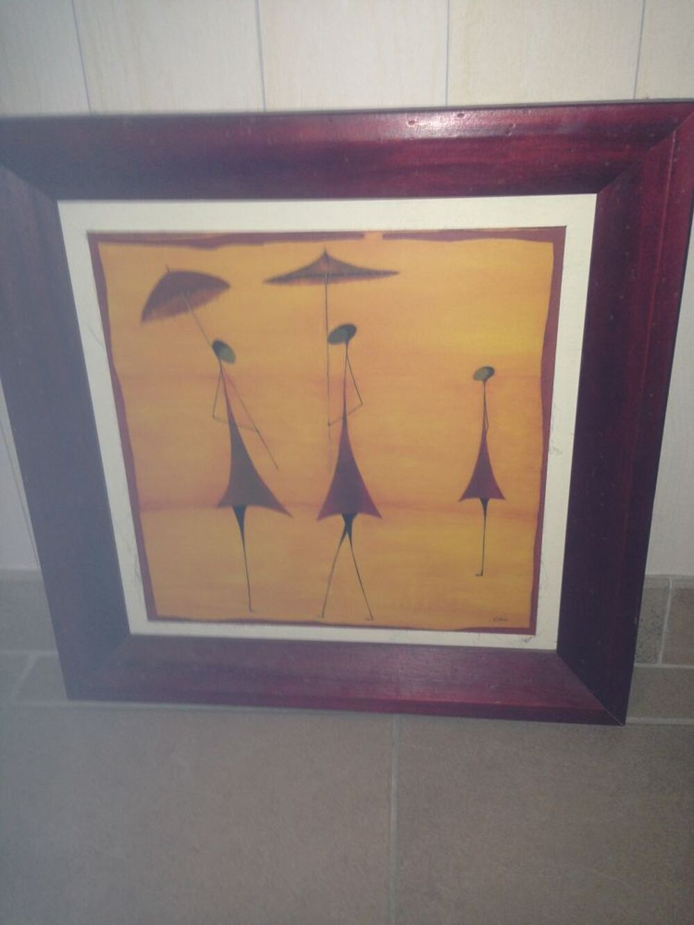 3 tableaux "ONA" parfait &eacute;tat Décoration