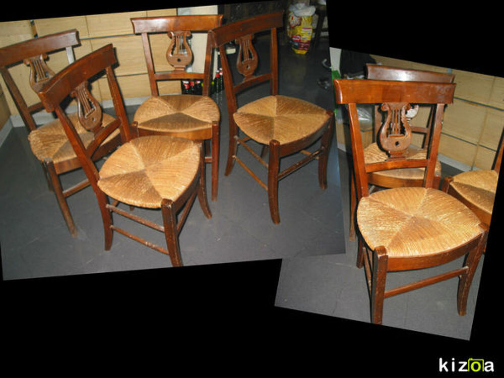 4 chaises louis Philippe Charles XX noyer ou autre 19 em Meubles