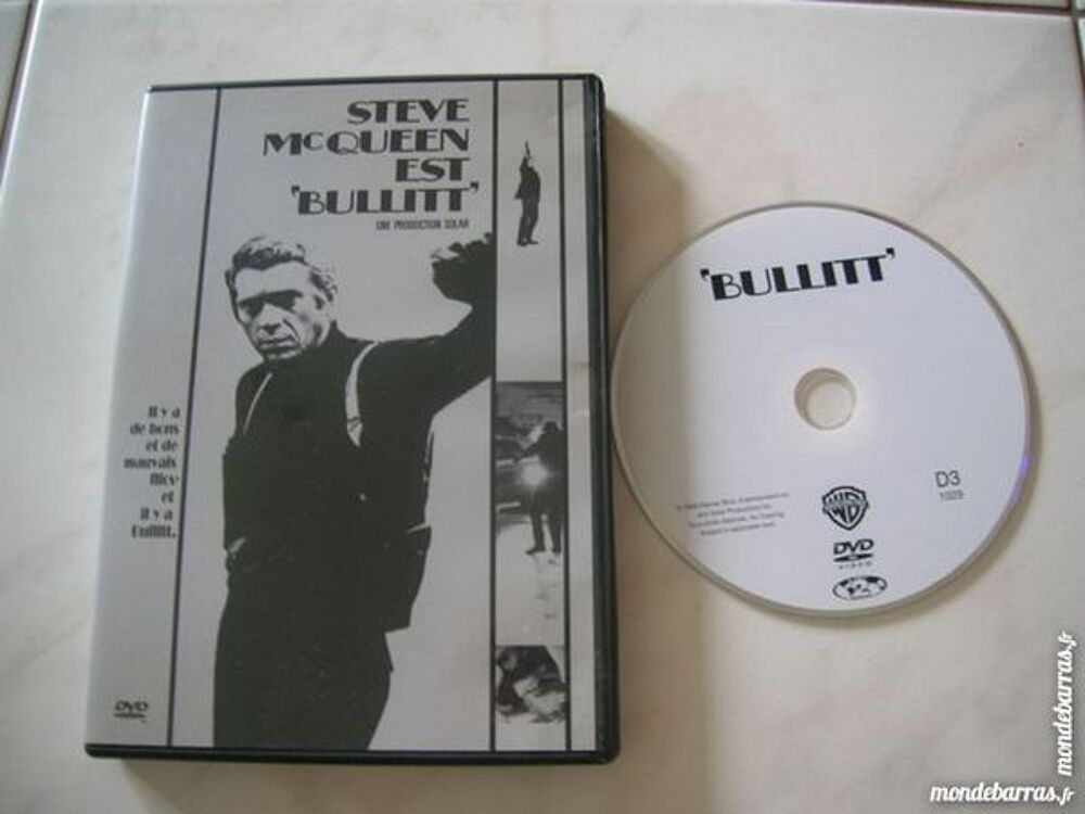 DVD BULLITT - Steve Mc Queen DVD et blu-ray